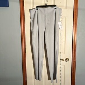 NWT-ATHLETA-22-coast gray(blue/green)eastbound wide pant, pull on, elastic waist